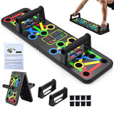 Multifunctional Power Strength Training Fitness Foldable Exercise Equipment Push Up Stand Board