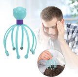 Octopus Hand Held Massager, Head Massager Scalp with Squid Shape